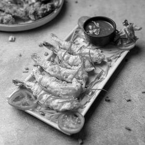 Golden Fried Prawns