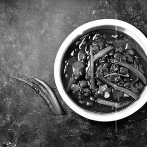 Exotic Vegetable In Black Bean Sauce Gravy