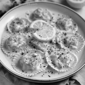 Lemon Butter Cheese Ravioli