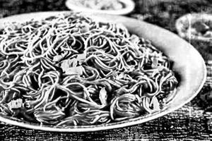 Mushroom Manchurian Noodles