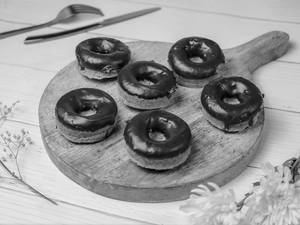 Whole Wheat Vanilla Chocolate Donuts