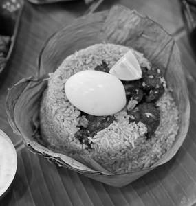 Jonne kabab biriyani (chicken)