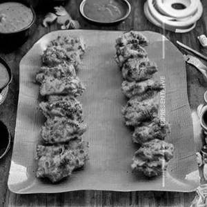Chicken butter seekh kebab
