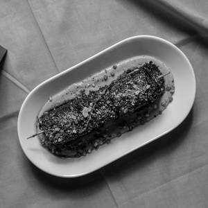 Butter Poached Charred Cabbage Skewers With Romesco (v)