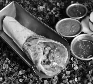 Mushroom Tikka Roll