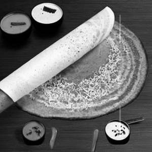 Cheese masala dosa