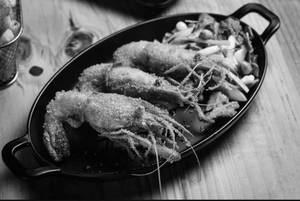Golden Fried Prawns