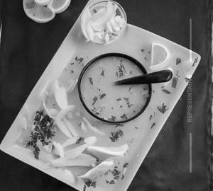 Lemon corriander soup
