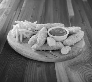 French Fries+ Fish Fingers+ Chicken
Popcorn