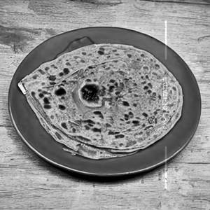 Aloo Shimla Mirch Cheese Da Paratha