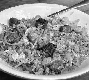 Pork fried rice