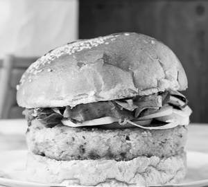 Double tikki aloo burger combo