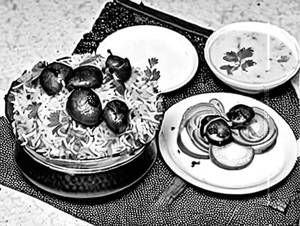 Special Mushroom Biryani