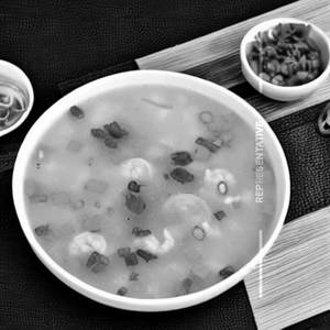 Prawns Jade Corn Soup