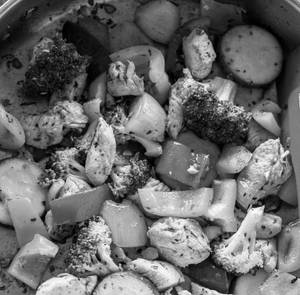 Boiled Chicken With Vegetables
