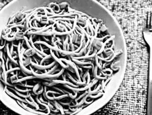 Baby corn noodles