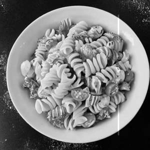 Creamy cocktail pasta salad