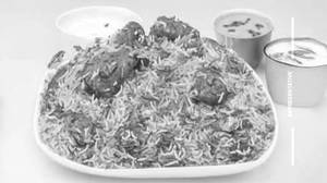 Chilli chicken biryani