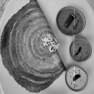 Open Butter Masala Dosa