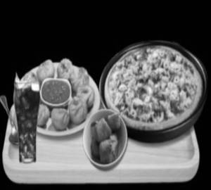 Corn & Pannet Pizza,Veg Momos,Potato Bites & Special Venilla Milk Shake