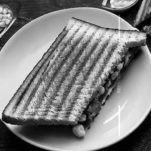 Mushroom Corn Sandwich