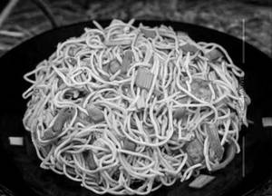 Paneer noodles
