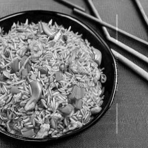 Chicken Ginger Capsicum Fried Rice