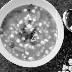 Sweet corn veg soup