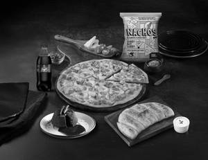 Smoky Paneer Pizza [10" Big] + Chocolava + Nach...