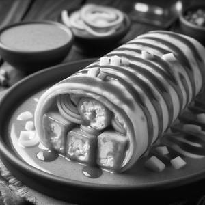 Barbecue Paneer Roll - Half