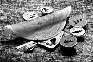 Cheese plain dosa