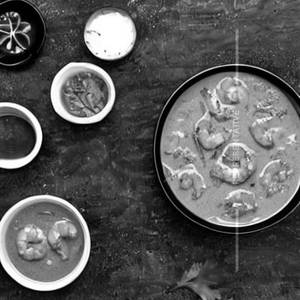 Spicy Lemon Prawns Gravy