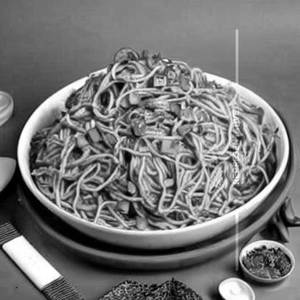 Mixed Burnt Garlic Noodles