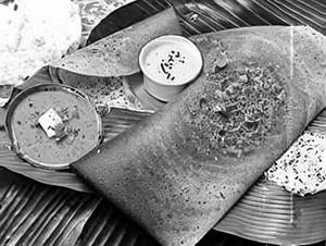 Cheese paneer masala dosa