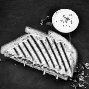 Onion Cheese Grilled Sandwich