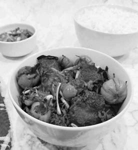 Pork With Bamboo Shoot Dry, Gravy