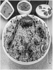 Mushroom Tikka Biryani