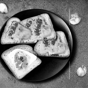 Bread Butter Jam Toast
