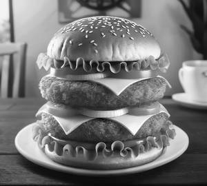 Aloo tikki burger [double]