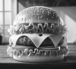 Cheese slice burger