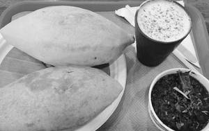 Paneer Bhature With Chaas