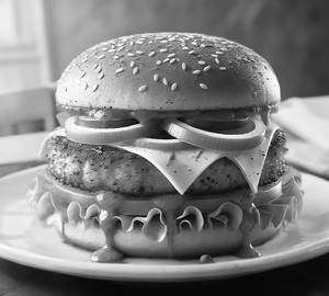 All veggie aloo tikki burger