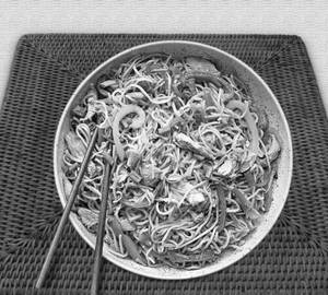 Chicken noodles