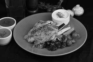 Grilled Fish Caper Butter Sauce 