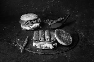 Chicken Seekh Bun Kebab
