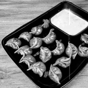 Paneer cheese barbeque momo