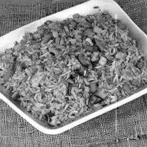 Mushroom gobi fried rice