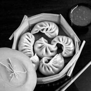 Cheese smoked momo
