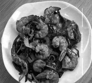 Prawns chilli dry
