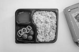 Crispy Fried Rice - Mutton Combo
